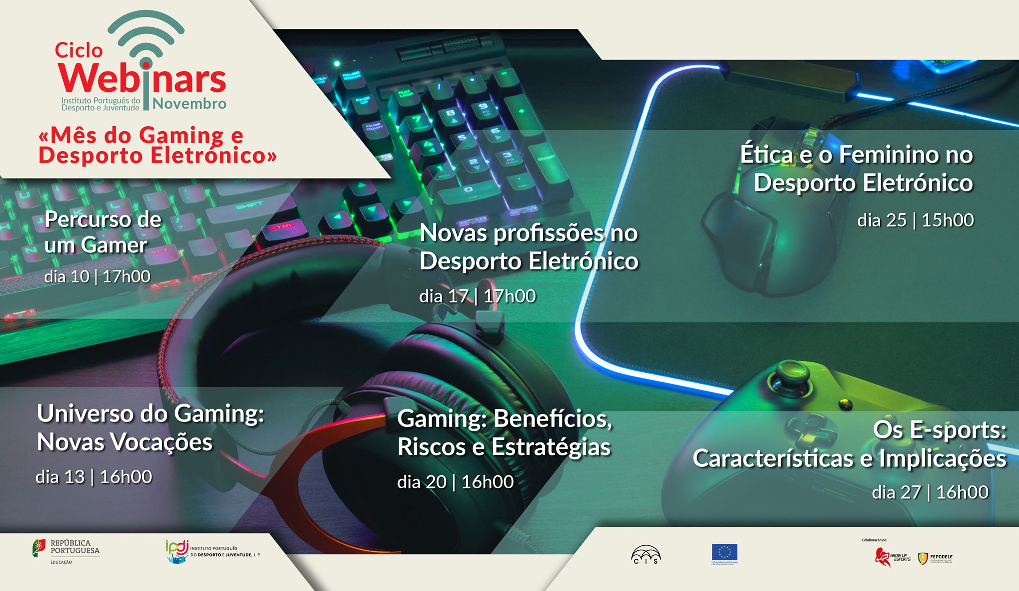 IPDJ mês do gaming e desporto eletrónico 2020