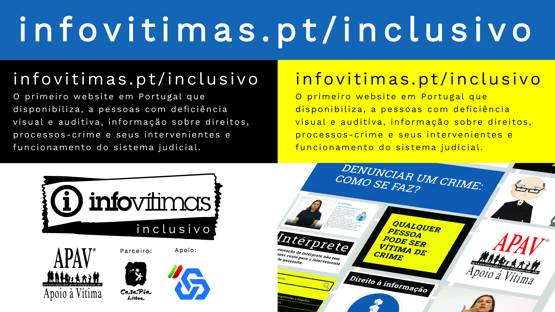 Site Infovítimas Inclusivo