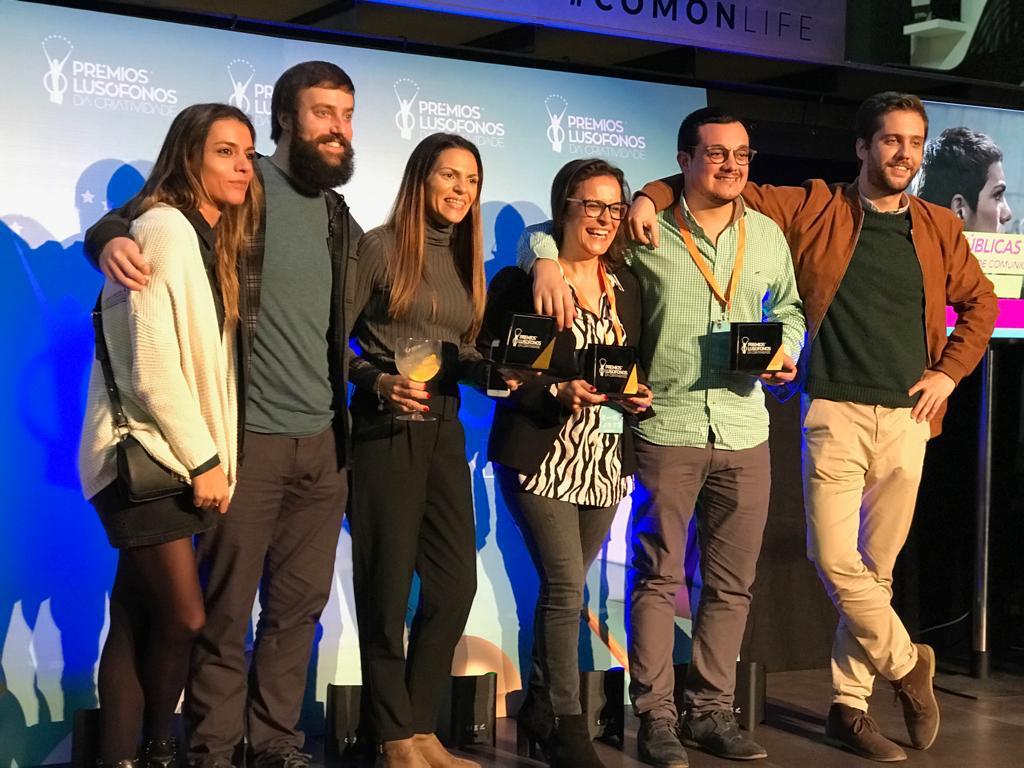 A campanha "Combate o Ódio com Respeito" venceu cinco prémios na cerimónia dos Prémios Lusófonos da Criatividade, que se realizou no dia 11 de dezembro, em Lisboa